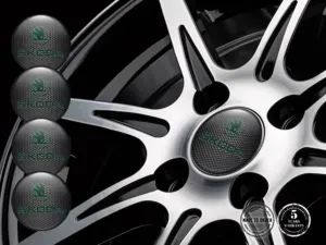Skoda Individuelle Dome Aufkleber Premium Radlabels